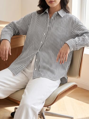 Women's Striped Button Down Top - image 5