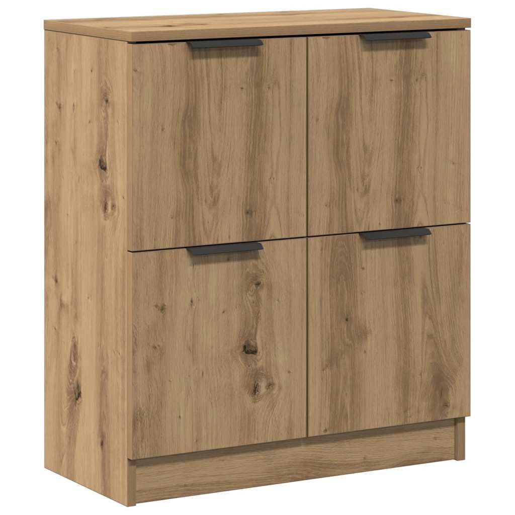 vidaXL Aparador de Madera de ingeniería Roble Artisan 60x30x70 cm