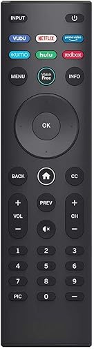 Control remoto universal para televisores Vizio, XRT140 Smart TV Remote Compatible con VIZIO todos los televisores inteligentes LED LCD HD 4K UHD HDR