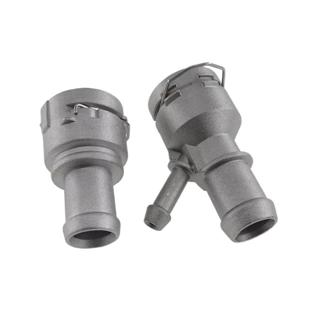 Zenithride Onecolor Coolant Heater Hose Connector Flange Set Aluminum Compatible With Tt A3 Q3 1K0122291 3B0122291b