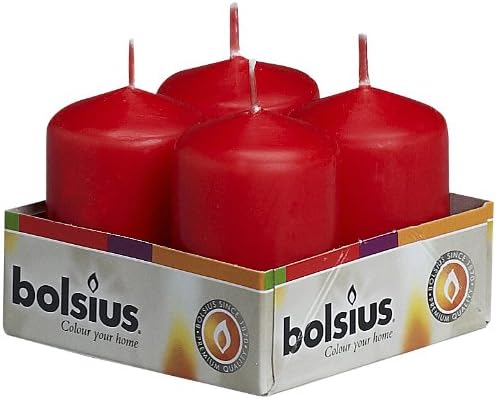 Bolsius Pillar Candle Regular, Ivory, 130mm x 68mm