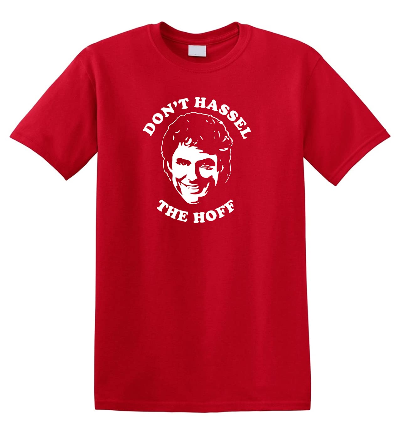 Don't Hassel The Hoff David Hasselhoff Knightrider Baywatch Heavy Cotton t-Shirt Red