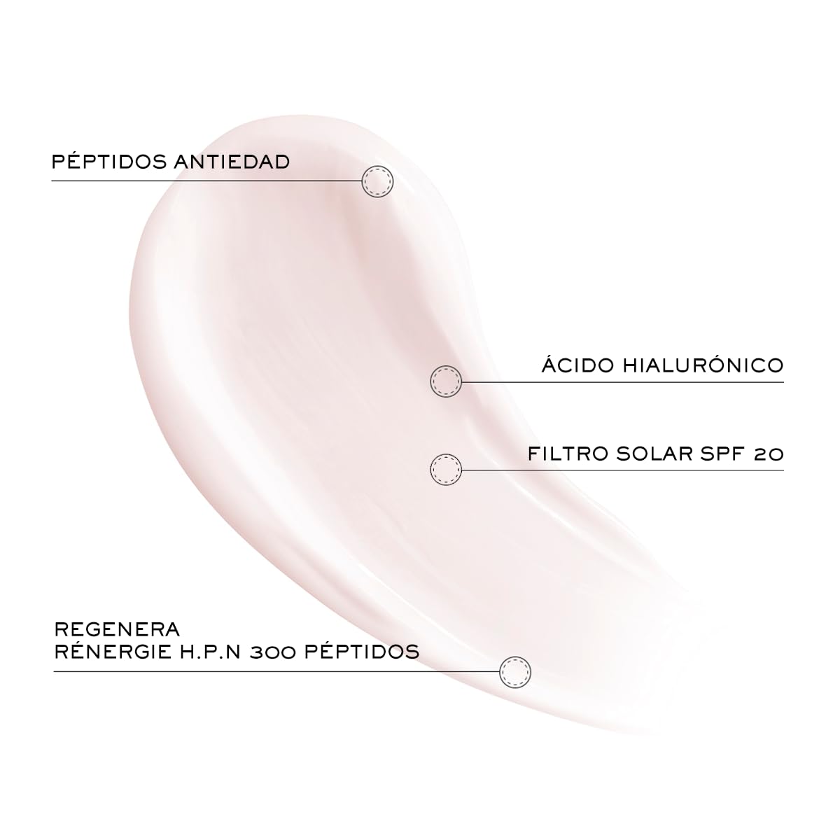 Lancôme Rénergie H.P.N. 300-Peptide SPF25 Cream, Tagespflege, 50 ml | Mit Hyaluronsäure, Peptiden und Niacinamid, straffende Wirkung für glattere und festere Haut spürbar