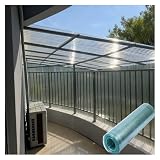Pannelli in Fibra di Vetro per Serre, Pannelli Coibentati Lastre Plexiglass su Misura per Serre, Capannoni, Carport, Capanni, Facili da Tagliare(0.6x1m/1.97x3.28ft)