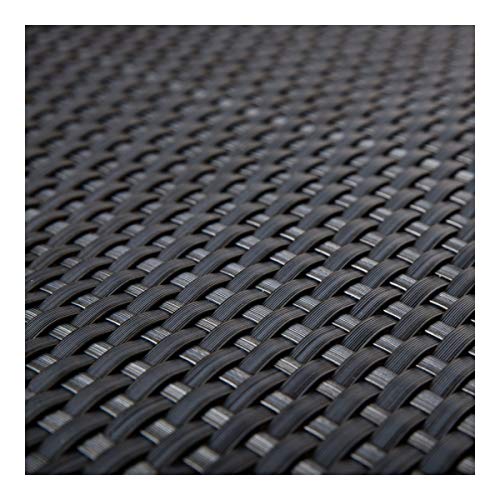 PE-zichtwerende stroken voor omheining, inkijkbescherming, rotan hekscherm in antraciet - Afbeelding 3