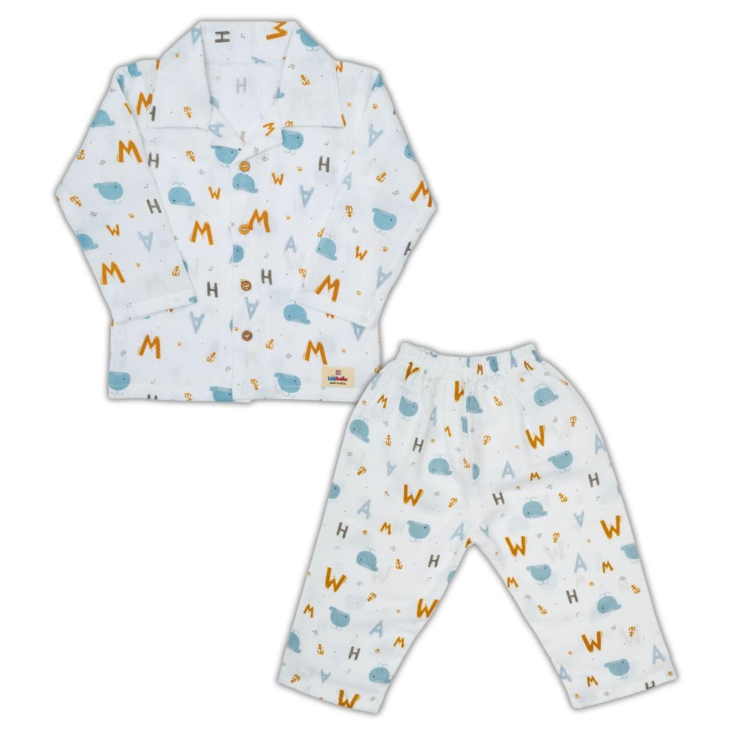 LazyToddler 100% Cotton Muslin Pant Shirt Set | Ultra Soft Breathable Toddler Outfit | Summer Wear Kids Clothing | Skin Fr... - Review, Price and Buying Guide