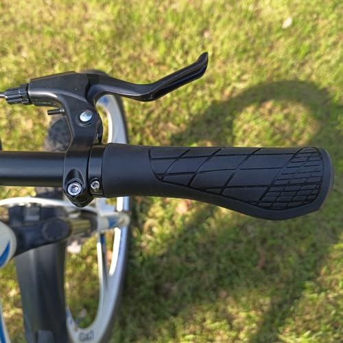Bicycle Handlebar Grips Bike Grips with Soft Rubber, Anti-Slip Single Lock - Imagen 3 de 13