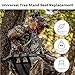 Universal Tree Stand Seat Replacement, Adjustable Deer Stand Seat Replacement Accessories for Hunting for Climbing Treestands, Fits All Ladder Stand