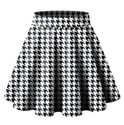 HOTOUCH Stretchy High-Waist Pleated Skirt