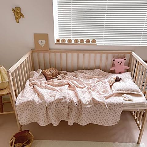 BuLuTu Nursery Throw Blanket Cover