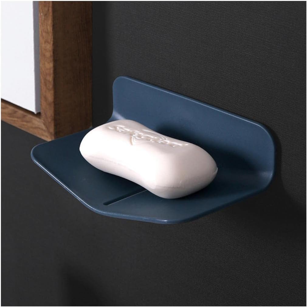 soap dish， Creative Sponge Holder Silicone Soap Dish Saver Tray for Bathroom Counter Shower Kitchen(H)