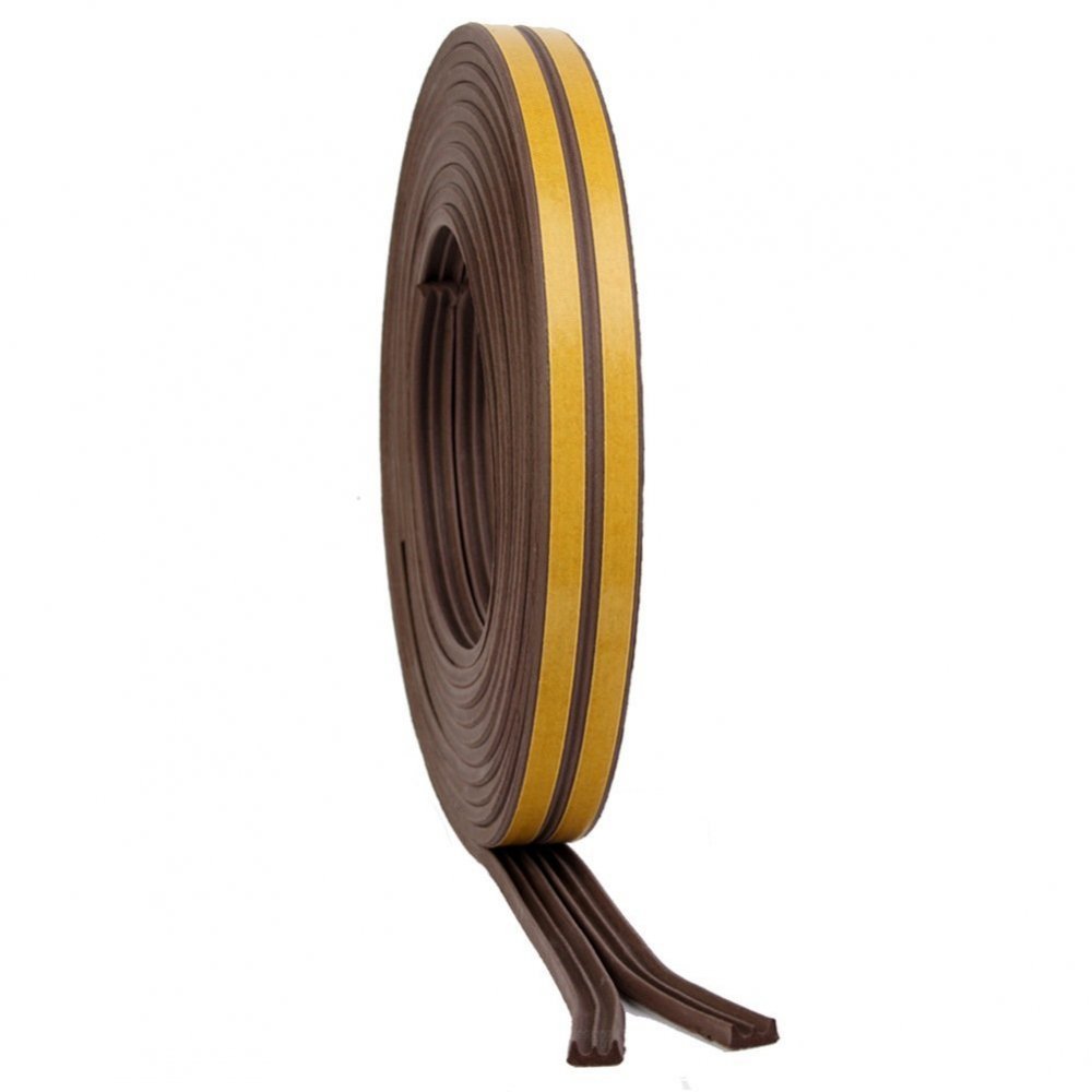 Stormguard Brown Epdm Rubber E Profile Weatherstrip Seal 20 Metres