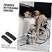 SEWOART 1 Pair Wheelchair Brake Extension Handles Brake Extenders for Adult Wheelchairs Transport Chairs Easy Replacement for Enhanced Control Safety