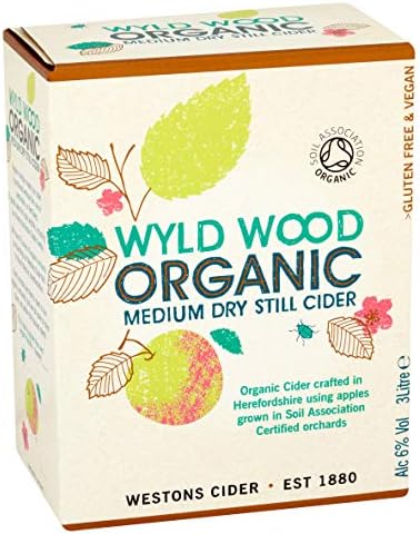Westons Wyld Wood Organic Still Cider, 3 L (Case of 4)