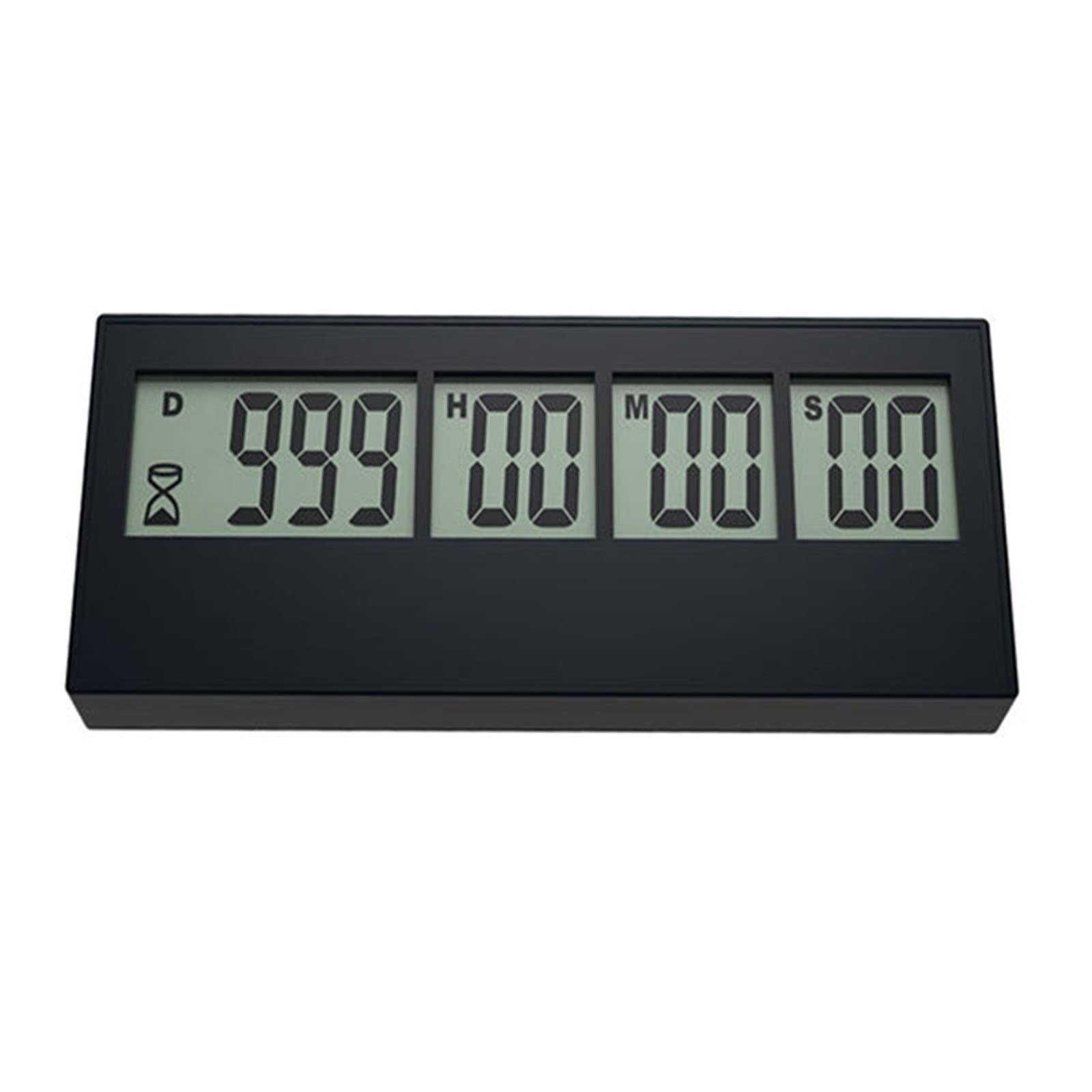 999Days Digital Timers Countdown Clock LCD Event Reminder Timer Kitchen Timers for Learning Led