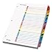 Cardinal 60218 Traditional OneStep Index System, 26-Tab, A-Z, Letter, Multicolor, 26/Set