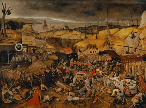 Tableaux Graffiti Art Mural de Pieter Brueghel le Jeune Impression Moderne 60x90cm