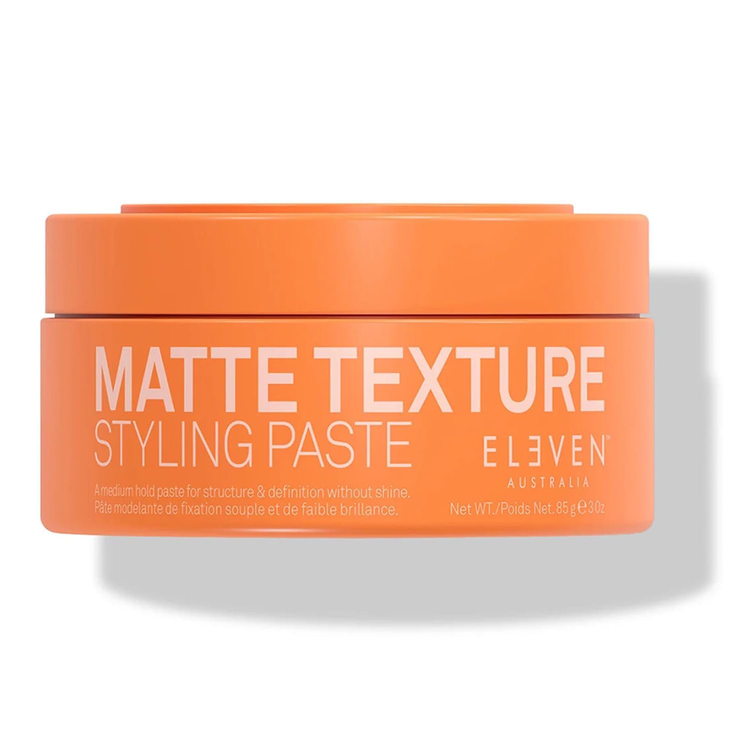 ELEVEN AUSTRALIA Matte Texture Styling Paste - Hair Clay for Men and Women, Lanolin Wax, Beeswax, & Argan Oil Blend, Natural Molding with a Texturizing Finish, Ideal for Short Hair