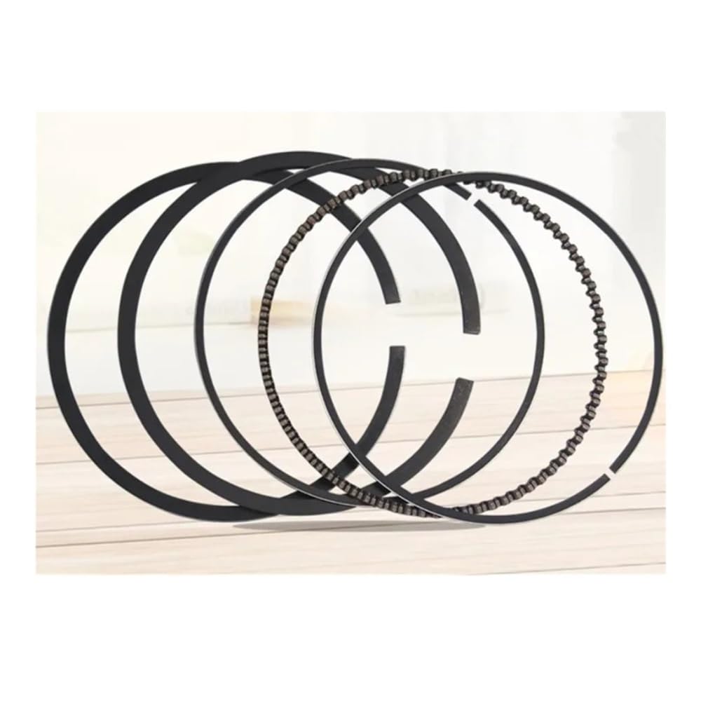 Qdkpgls One Color Connecting Rod Piston Piston Ring Compatible 148F Mz80 24V 1.8Kw 2.2Kw Inverter Generator Genset Parts(Piston Ring Only)