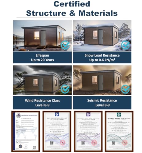 Customized 20 x 20ft(400 sq ft) 1-2 Bedroom Tiny House to Live in for Adults casas prefabricadas para Vivir Foldable Modular House for Sale Mobile Container House 1-5 Unit Room - Image 6