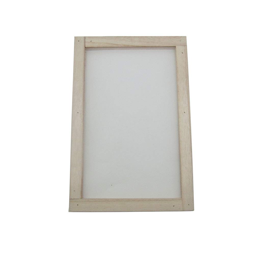 7.8 x 11.8" Wooden Paper Making Papermaking Mould Frame Screen Tool for