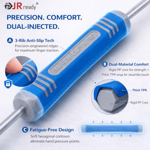 Image of JRready ST5393 14-Pack Deutsch Pin Removal Tool DRK-RT1B (Heat-Treated S2 Steel) for DT, DTM, DTP Connectors - Bulk Pin Extraction Tool Set for Automotive, Heavy Duty Truck & Fleet Maintenance