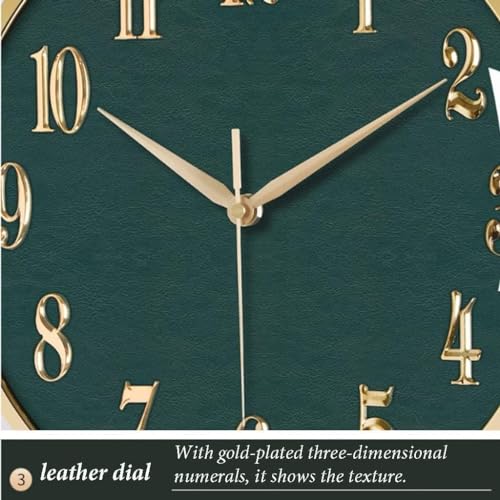 Image of Wall Clock Double Sided Vintage Wall Clock Hanging Clocks European Style Train Station Clocks Decor Patio Garden Home Living Room Bedroom (NT-01)