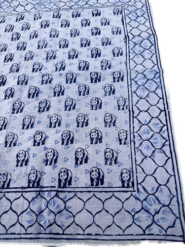 Bandana Scarf Handmade Hand Block Print Gamayun Bandana in Cream, Pumpkin and Steel - Handmade Organic Cotton Bandana Stylish Hand Block Print Bandana Neck Scarf for Men and Women gift for her/him4