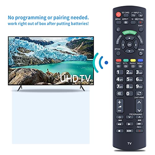 TCNOUMT N2QAYB000487 Remote Control Replacement for Panasonic Viera TV N2QAYB000239 N2QAYB000354 N2QAYB000490 TX-L22X20E TX-L22X20L TX-L24C3B TX-L24C3E TX-P37X20B TX-P37X20E - Image 4