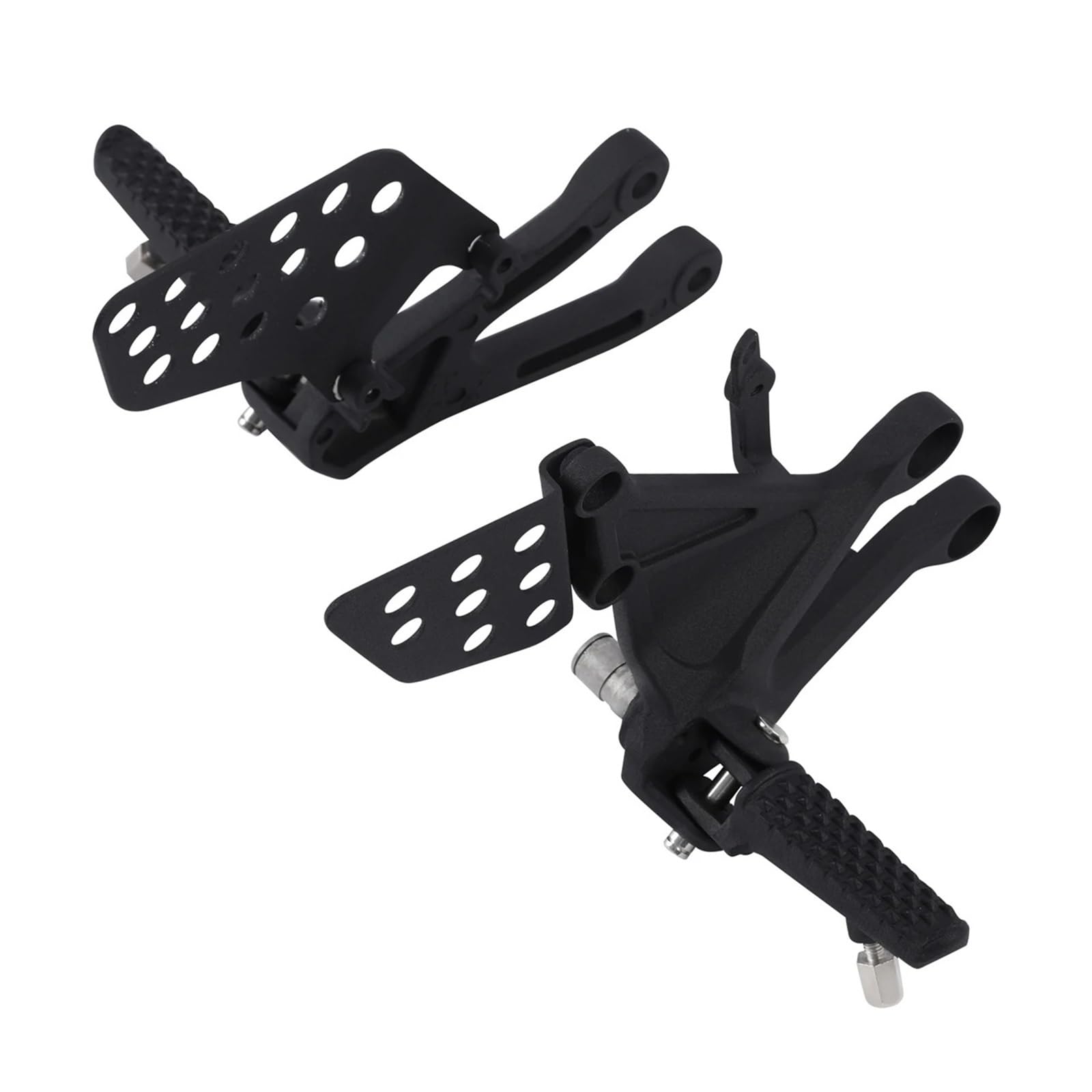 Motorrad Fußrasten Pedale Vordere Fahrerfußrastenhalterung Für CBR1000RR CBR 1000RR 2004-2007 2005 2006 Motorrad-Fahrerpedale(Sand Black)