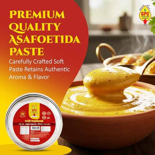Image of GPC Halwa Hing 500 GM - Compounded Asafoetida Paste | Sweet Hing for Indian Cooking | Soft & Easy-to-Use Paste | Natural Digestive, Antibacterial & Aromatic Spice | Enhances Flavour of Curries & Dals