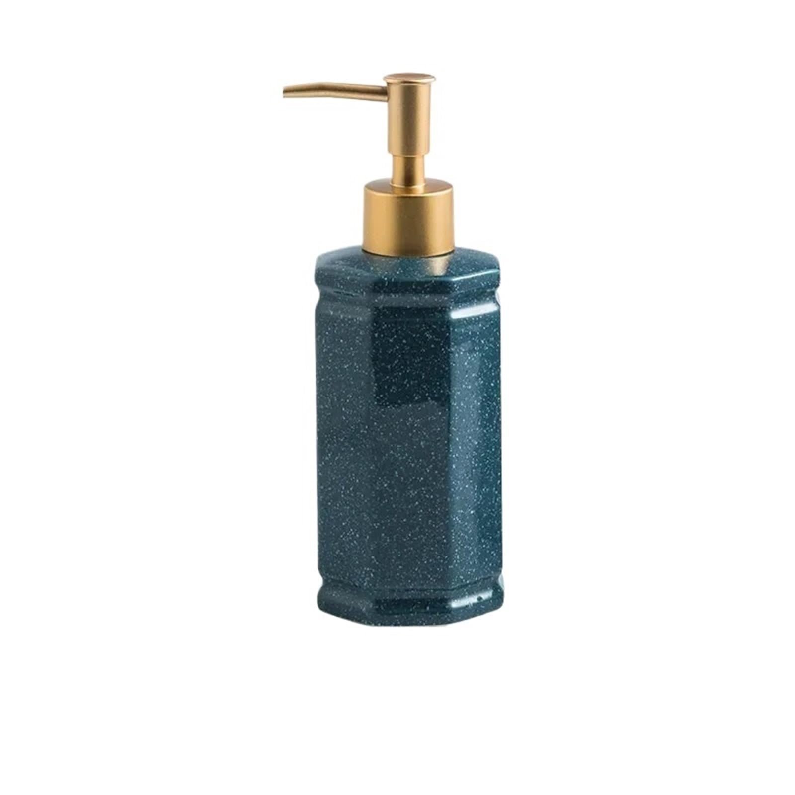 Ceramic Soap Dispenser 1pc Ceramic Empty Pump Bottle Wristband Dispenser Household Bathroom Accessories Toilet Shower Gel Shampoo Dispensing(Color1)