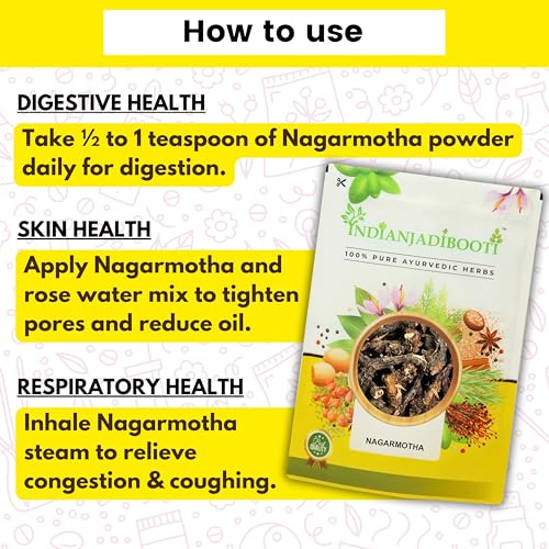 Image of IndianJadiBooti Pure Nagarmotha Roots (Whole Mustak /Cyperus Rotundus) | Raw Nutgrass Tubers for DIY Hair Oil, Digestion & Herbal Decoctions (900 Grams) | (Pack Of 2)