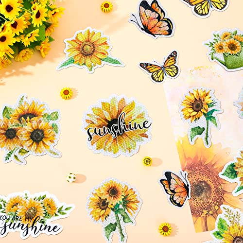 Imanes decorativos girasol pack x17 piezas miniatura 5