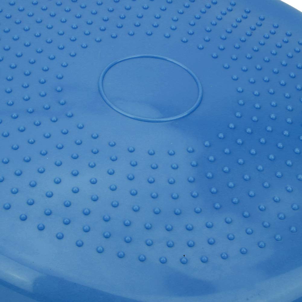 Socobeta Coussin Oscillant de Yoga, Coussin Efficace D'équilibre de stabilité de Base pour Enfants Atteints de TDAH, Bleu, 13,4 Pouces de Diamètre (Diamètre 34)