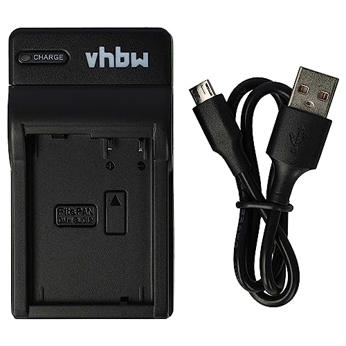 vhbw Chargeur de Batterie USB Compatible avec Sigma DP1Q, DP1 Quattro, DP2Q, DP2 Quattro, DP3Q, DP3 Quattro, FP caméra, DSLR, Action-cam - Chargeur