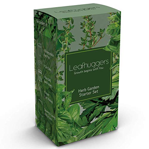 Kit Herbes Aromatiques Interieur Kit Pret A Pousser Herbe Aromatique Plante Verte Interieur Mini Jardin Débutant 4...