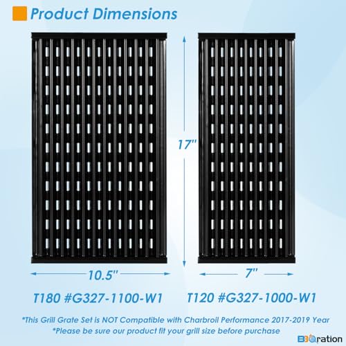 Image of 17 inch T180 & T120 Grill Grate for Charbroil Performance Amplifire 2 Burner