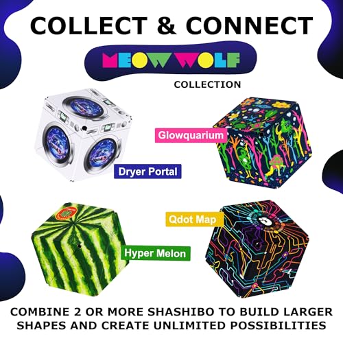 Image of Shashibo DODECA Magnetic Puzzle Cube, Sensory Fidget Toy for Adults & Kids, Stress Relief Fidget Toy for All Ages, Cool Fidget Toys for Desk, Shape Shifting Box, 100+ Possible Shapes