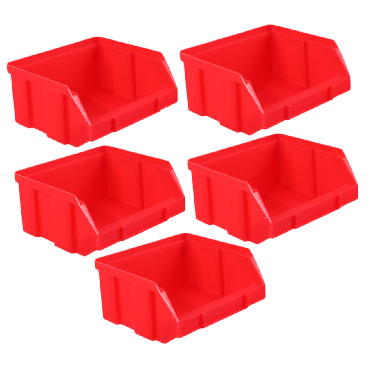NUOBESTY 5Pcs tool storage bins shelf warehouse organization craft storage parts storage craft organizers and storage parts organizer warehouse storage anti-static abs bead office