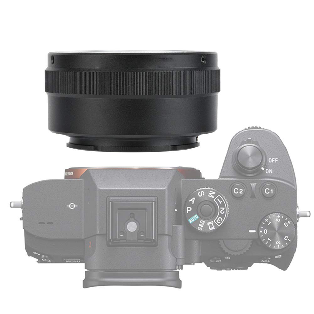 Convertidor de Adaptador de Lente FOTGA M42-NEX para Cámara sin Espejo NEX, Mecanizado de Alta Precisión, Compatible con Enfoque y Exposición Manual, Material de Aleación de
