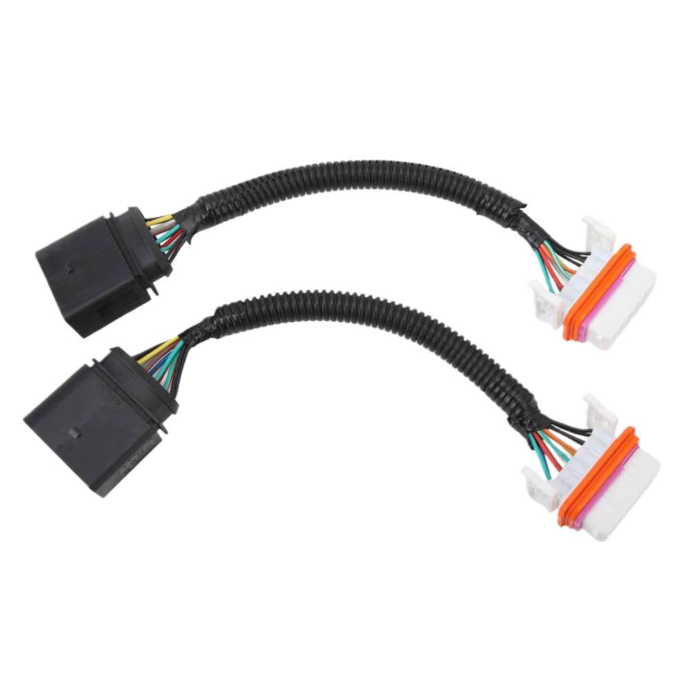 2 Stück Scheinwerfer-Kabelbaum-Adapter 7L6 971 071 A, kompatibel mit 2004–2007