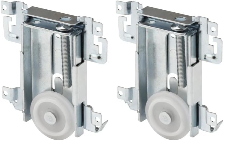 Prime-Line N 6790 - Rodillo de puerta de espejo de 1-716 pulgadas, rodillo plano de nailon, para Acme (paquete individual) (paquete de 2)