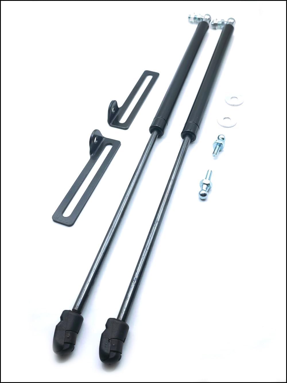 Car Hood Lift Support Spring Shock Bracket Strut Bar Hydraulic Rod Compatible With VW polo 6R 6C MK5 2009-2018(Carbon green)