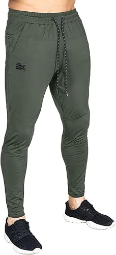 Vista 4 de BROKIG Mens Lightweight Gym Jogger Pants,Men's Workout Sweatpants with Zip Pocket