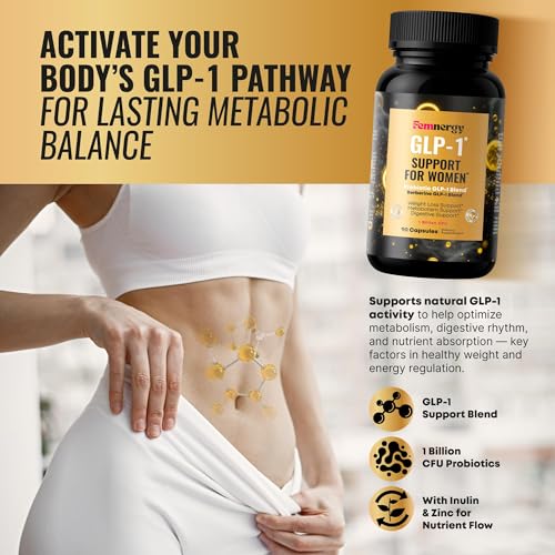 GLP-1 Support Probiotic Supplement for Weight Loss - Daily GLP1 Support with Berberine for Women to Support Metabolism Gut Wellness Boost Fat Burn - Natural Oral Probiotics - Image 3