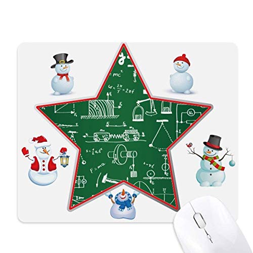 Tapis de souris illustration physique mécanique Noël tapis de bureau design étoile