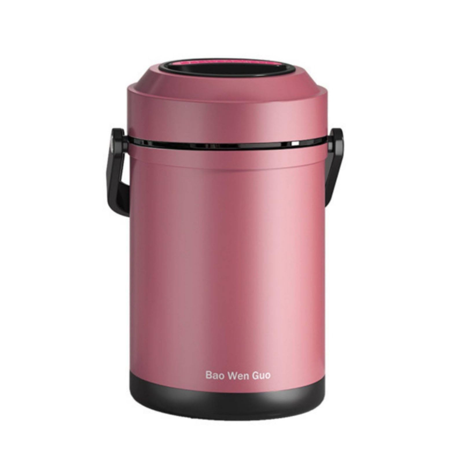 Contenedor Comida Térmica Acero Inoxidable Aislamiento Al Vacío Contenedor Térmico Acero Inoxidable Gran Capacidad Termo Comida, Rosa, Oro Rosa, 1.8L