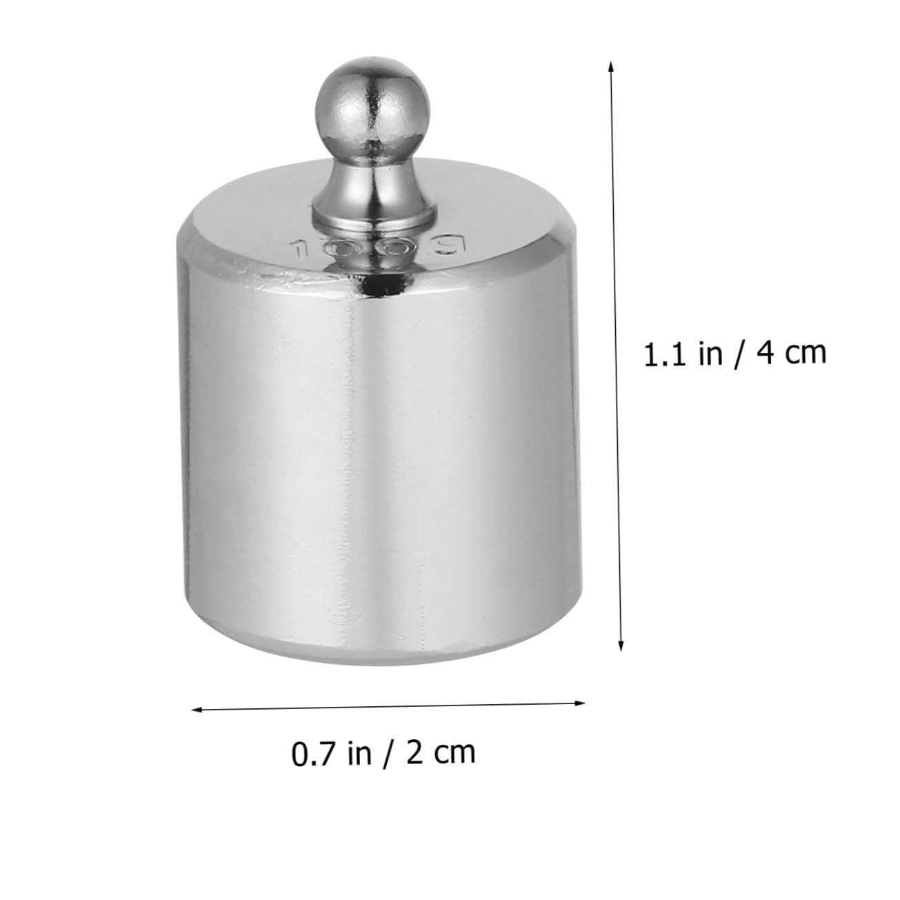 Pesas de Calibración de 100g Cromadas M2, Juego de 3 Piezas de Acero para Balanzas Electrónicas, Instrumento Educativo Resistente Corrosión, Uso en Calibración de Básculas
