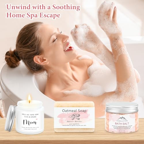 Image of New Mom Care Package After Baby New Mom Gift Basket for Women After Birth Postpartum Gifts for Expecting Moms Baby Shower Gifts for Mommy To Be Cool Presents for Mother To Be First Time Moms Gift Set